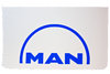 016-1332 Faldilla  blanca + Logo MAN azul 600x350 mm