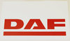 016-1337 Faldilla  blanca + Logo DAF Rojo 600x350 mm