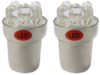 05000092 SET LAMPARA 5 LEDS 24V BA15S LUZ ROJA (2UNIDADES)